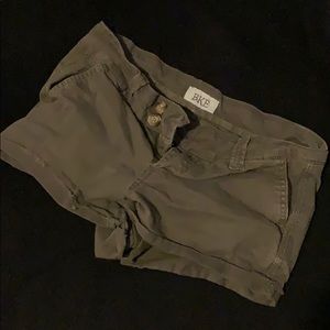 BKE Army green shorts